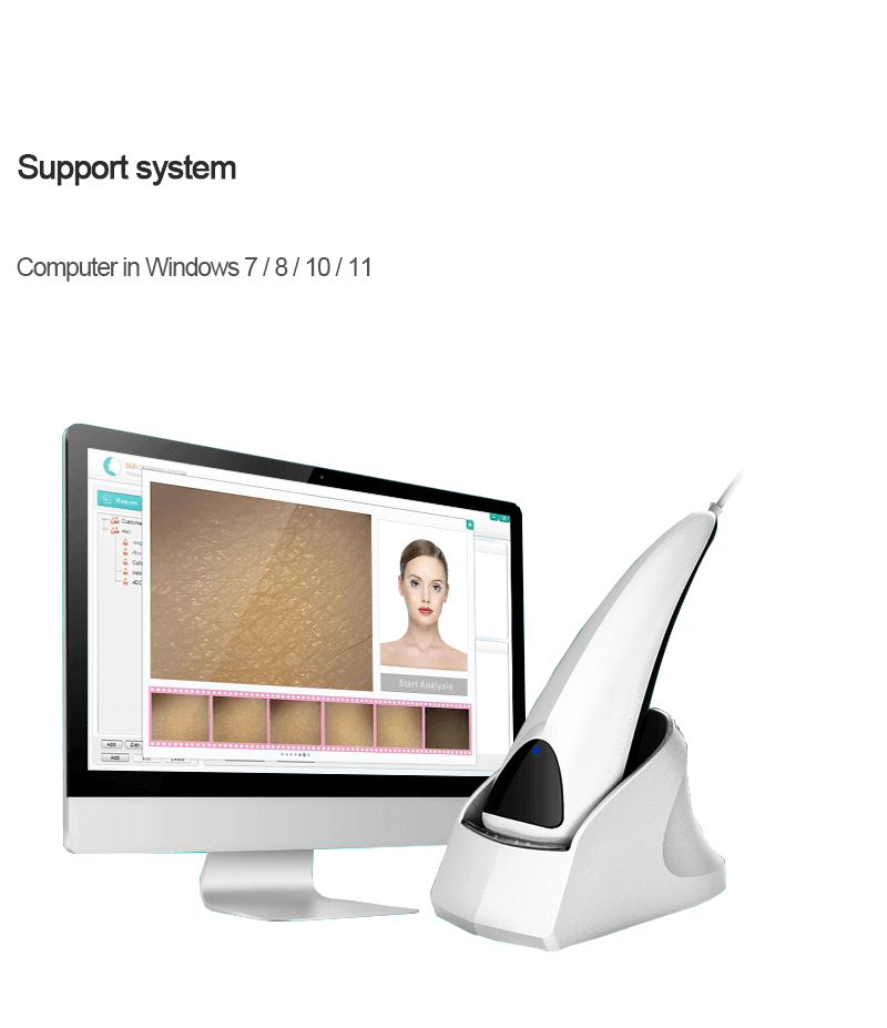 Skin analyzer for beauty salon -  - 1