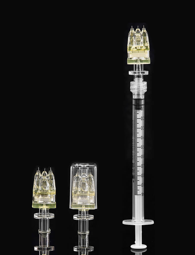 Scalp injector needle