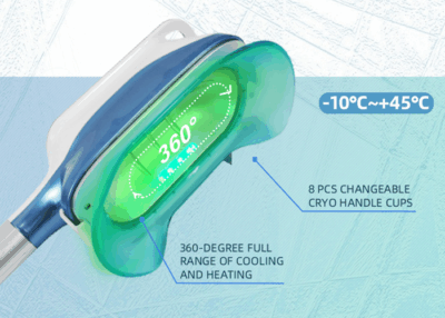 cryolipolysis machine for body cooling cavitation