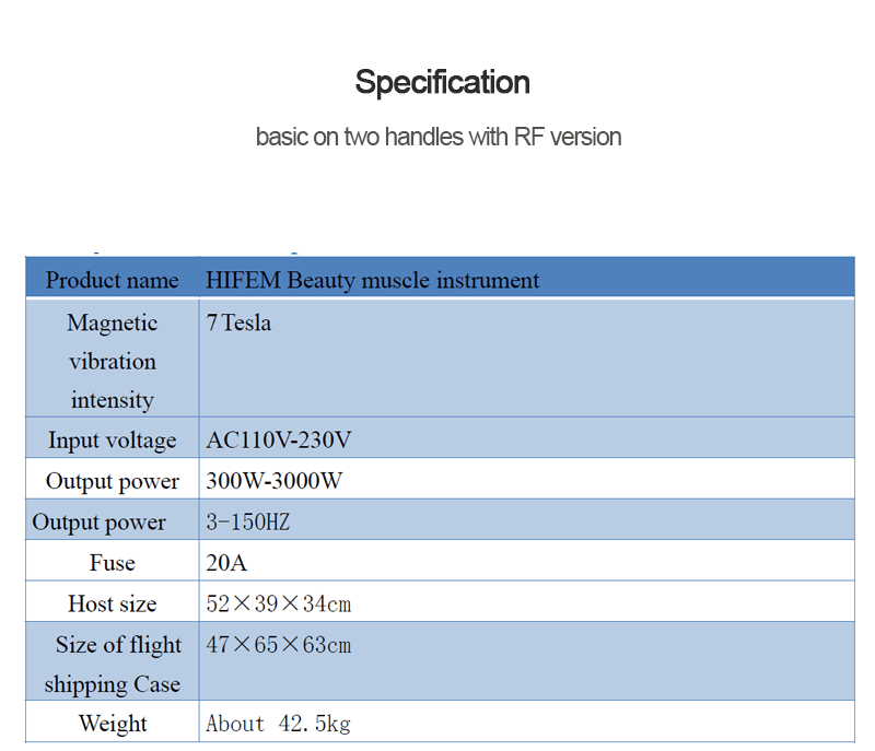 specification