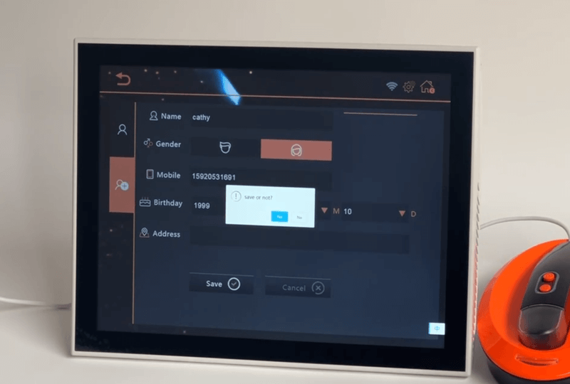 skin analysis machine