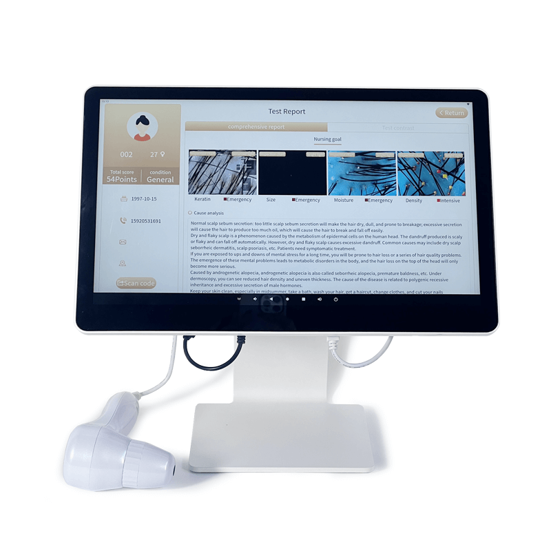 skin and scalp analysis machine