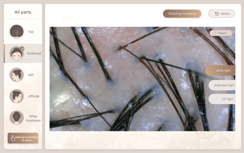 AI hair analyzer